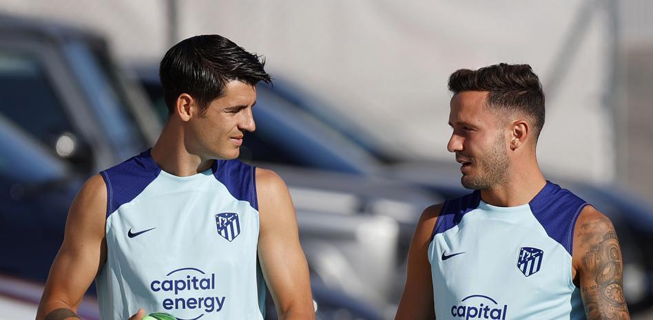 Saúl y Morata, de nuevo en casa