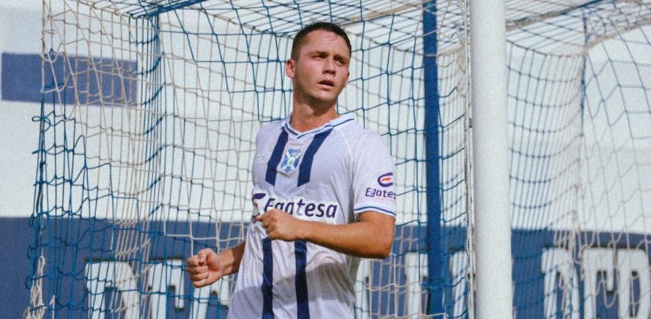 Borja Garcés, ilusionado en su presentación con el Tenerife