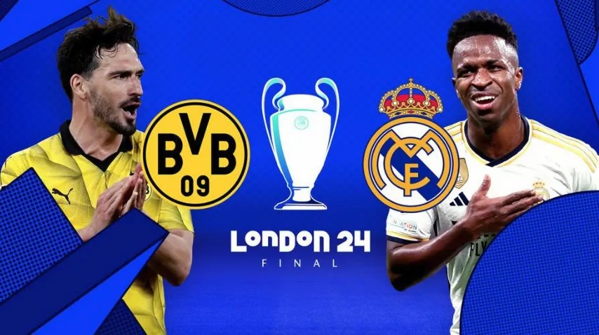 Enfrentamiento final de la Liga de Campeones 23/24: Dortmund vs Real Madrid